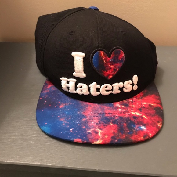 Classic DGK I love haters snapback galaxy edition